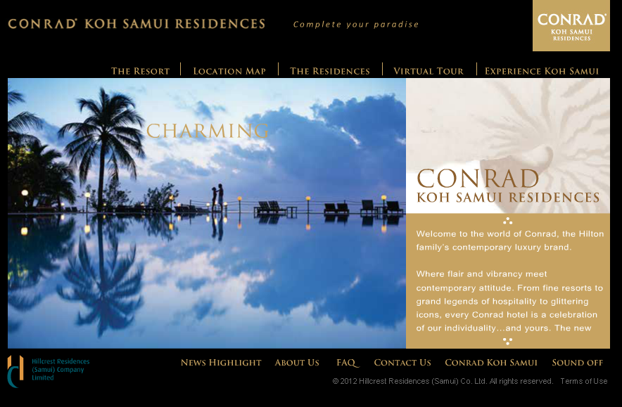 www.conradkohsamuiresidences.com